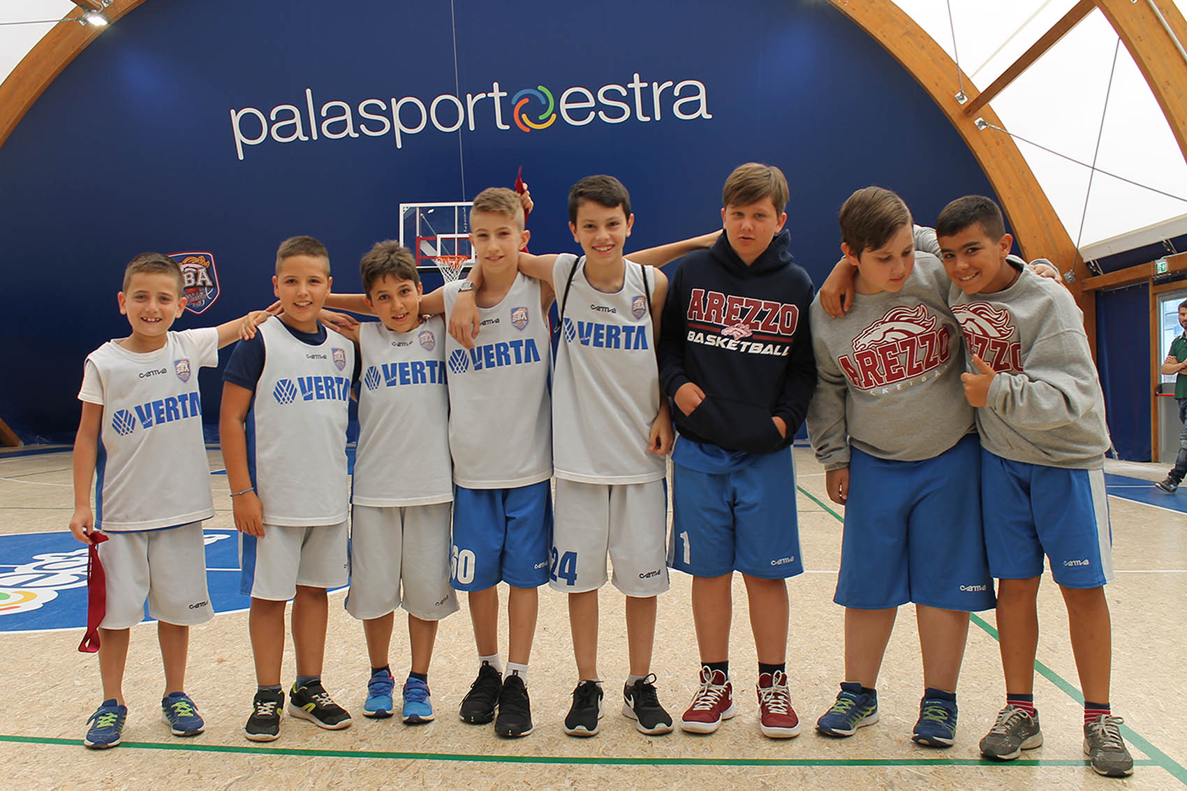 La Scuola Basket Arezzo ha inaugurato la nuova tensostruttura del