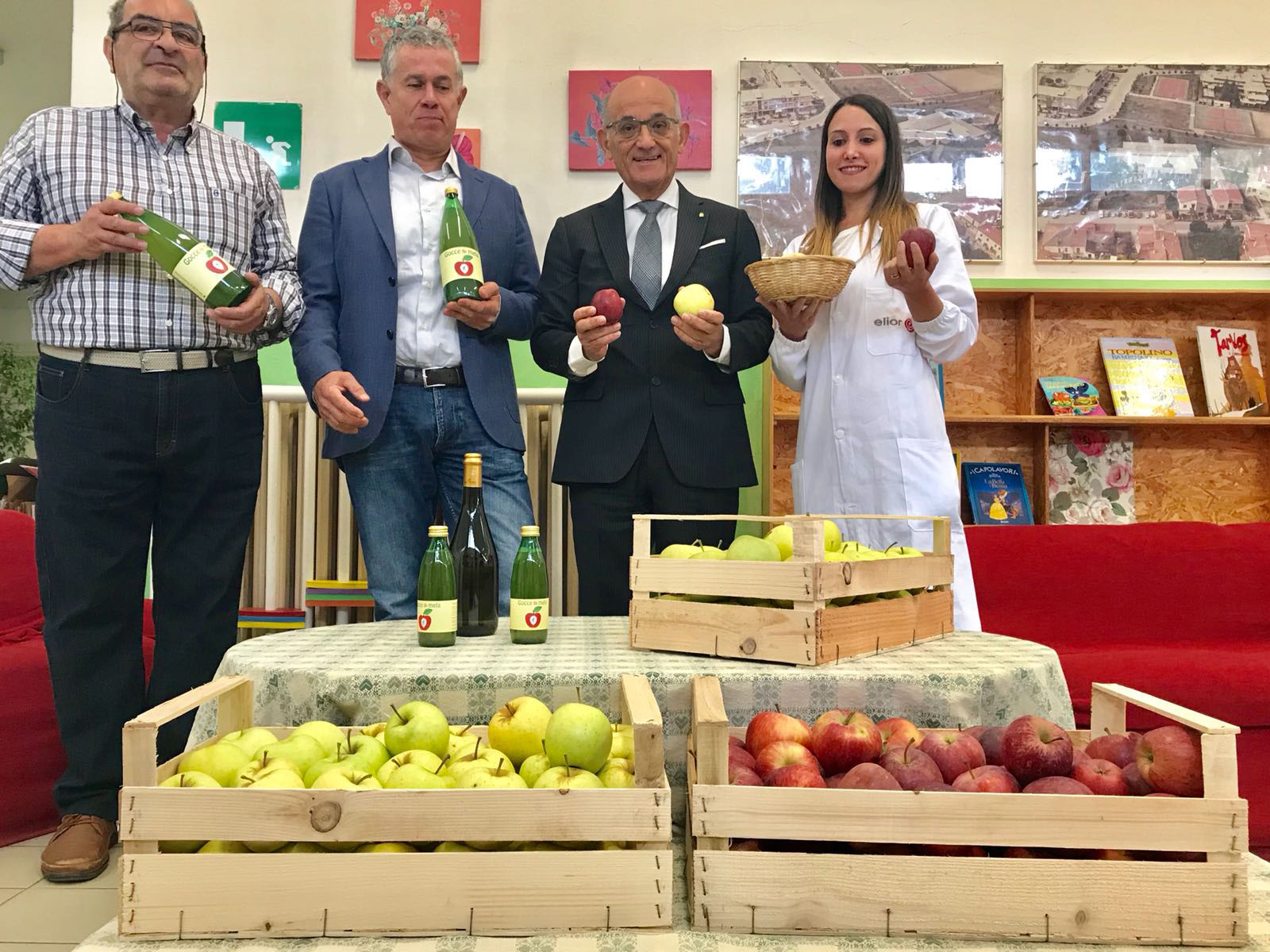 15 tonnellate di mele nelle scuole di Arezzo grazie alla