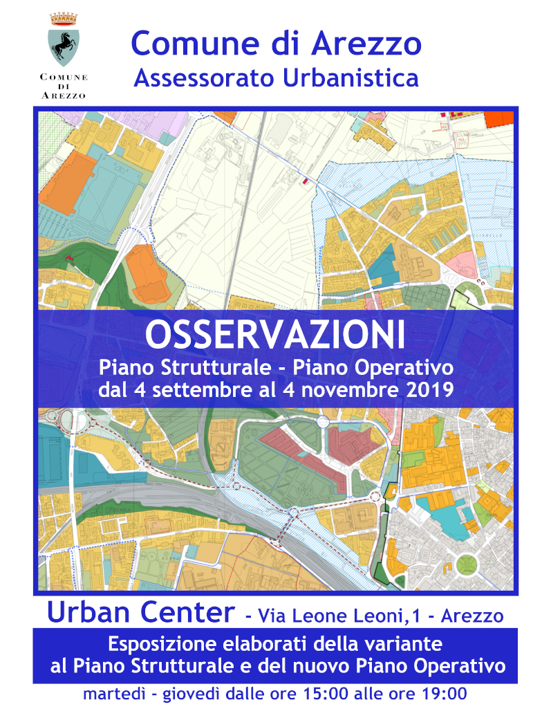 Piano Strutturale di Arezzo c tempo fino al 4 novembre per la