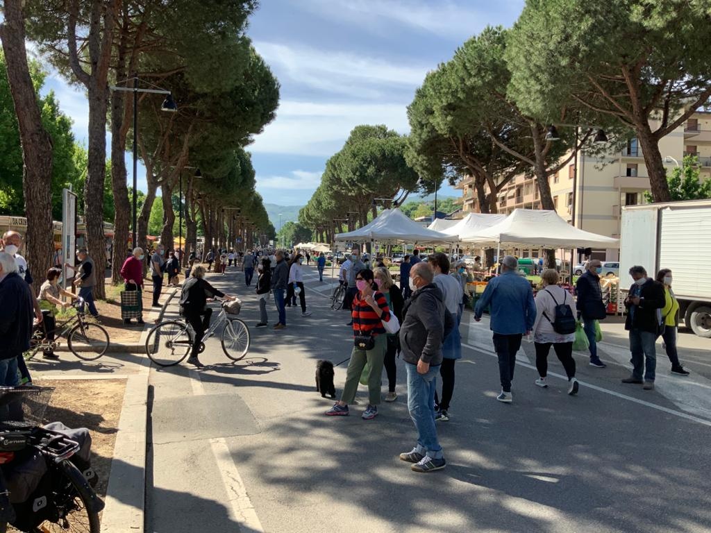 Arezzo mercato di viale Giotto novit per la circolazione e la