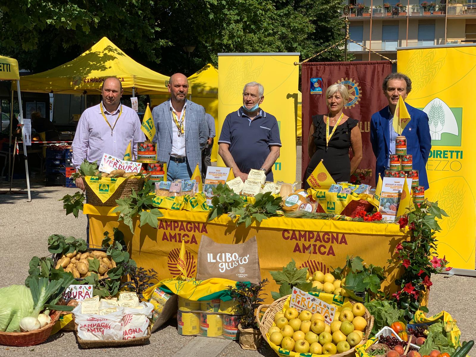 Solidariet Coldiretti e Rotary per la Caritas Diocesana