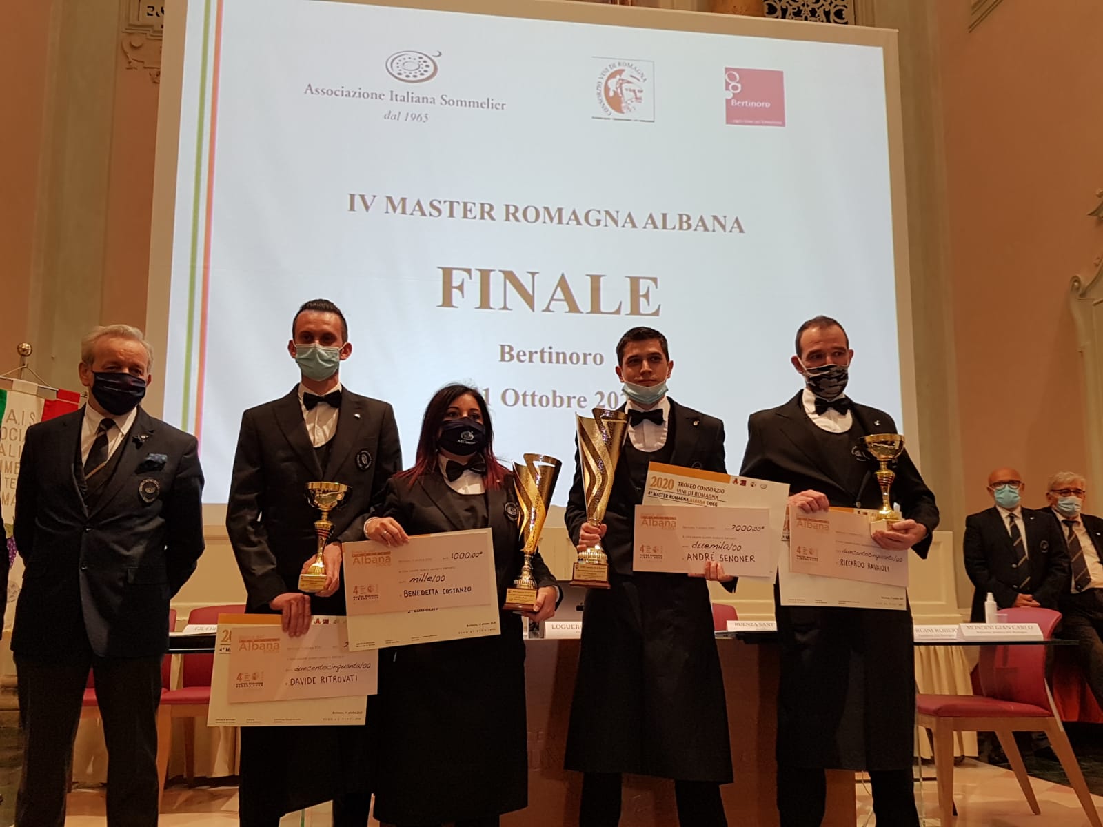 Master Albana Romagna Ais Arezzo sul podio con la sommelier