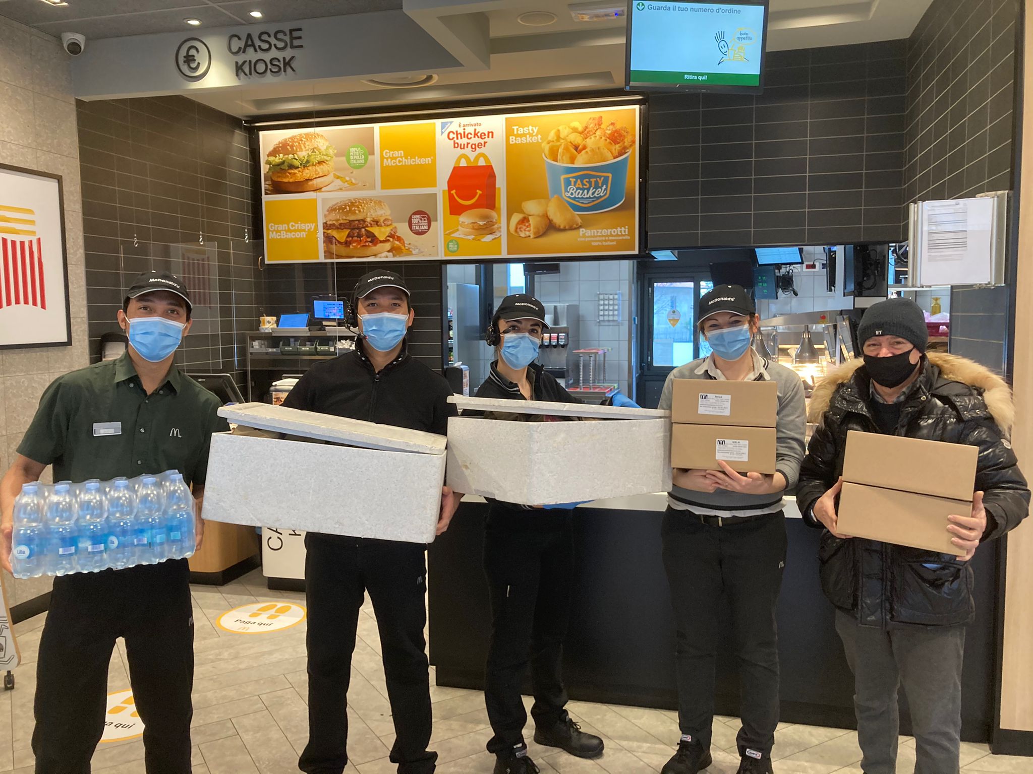 Arezzo 100 pasti caldi a settimana da McDonald s Fondazione