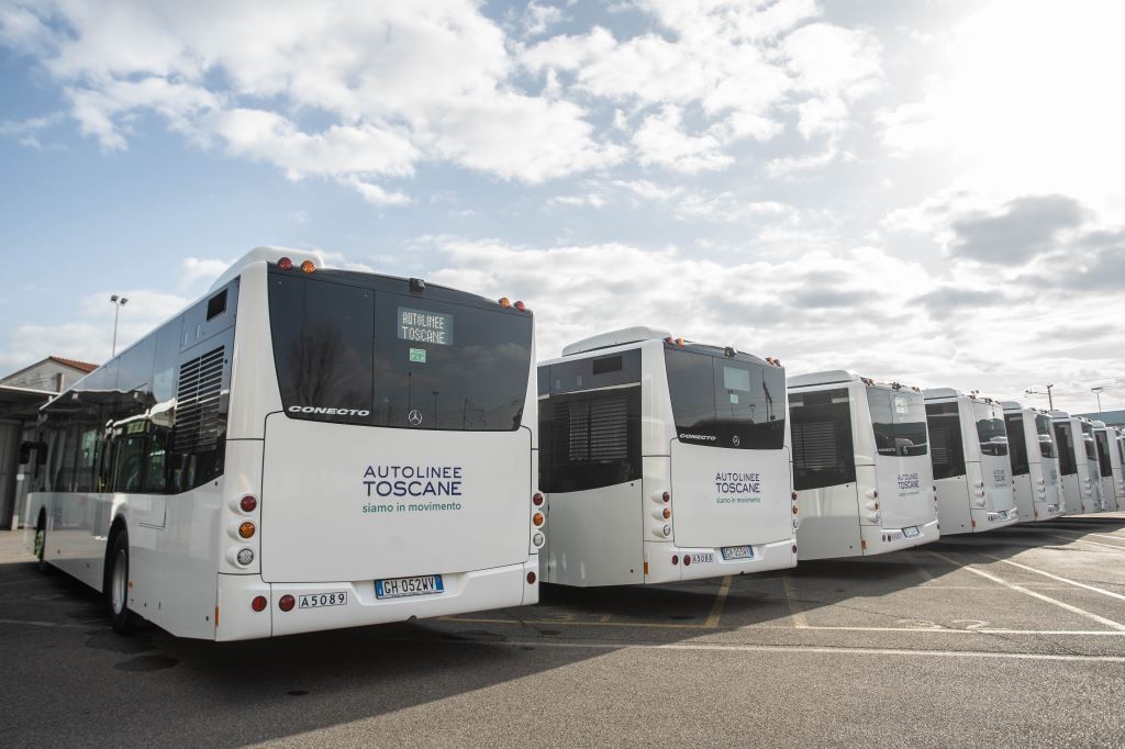 Autolinee Toscane arrivati i primi 10 nuovi bus. Altri 40 a breve