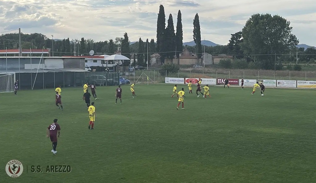 Arezzo il precampionato si chiuso allo stadio Barbagli di