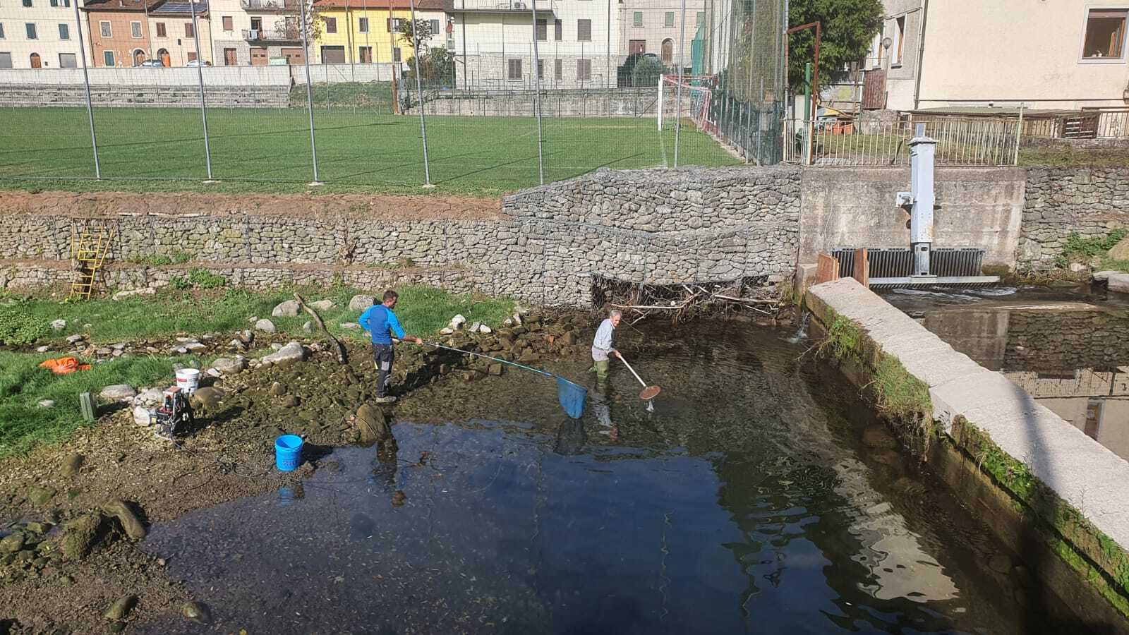 Il consorzio di Bonifica mette in sicurezza torrente trote e