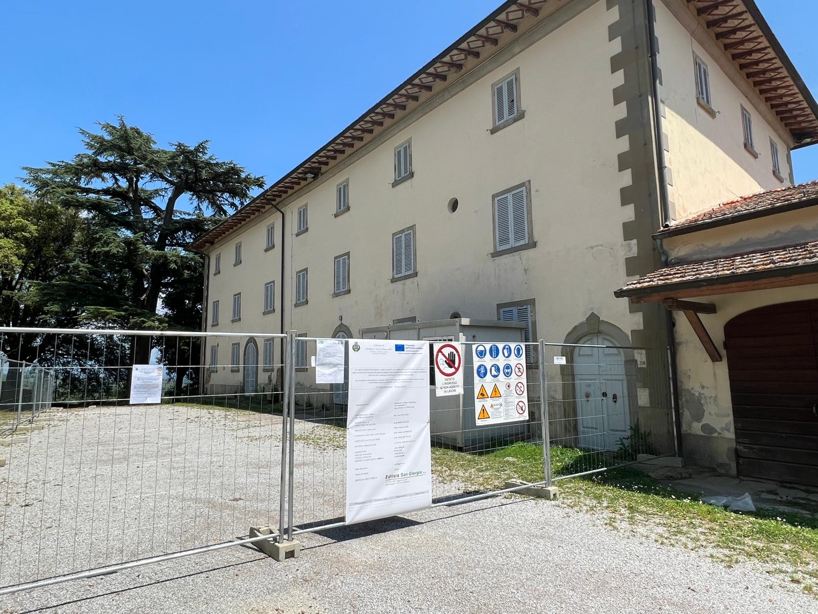 Villa Mazzi e scuola primaria di Ciggiano al via i lavori