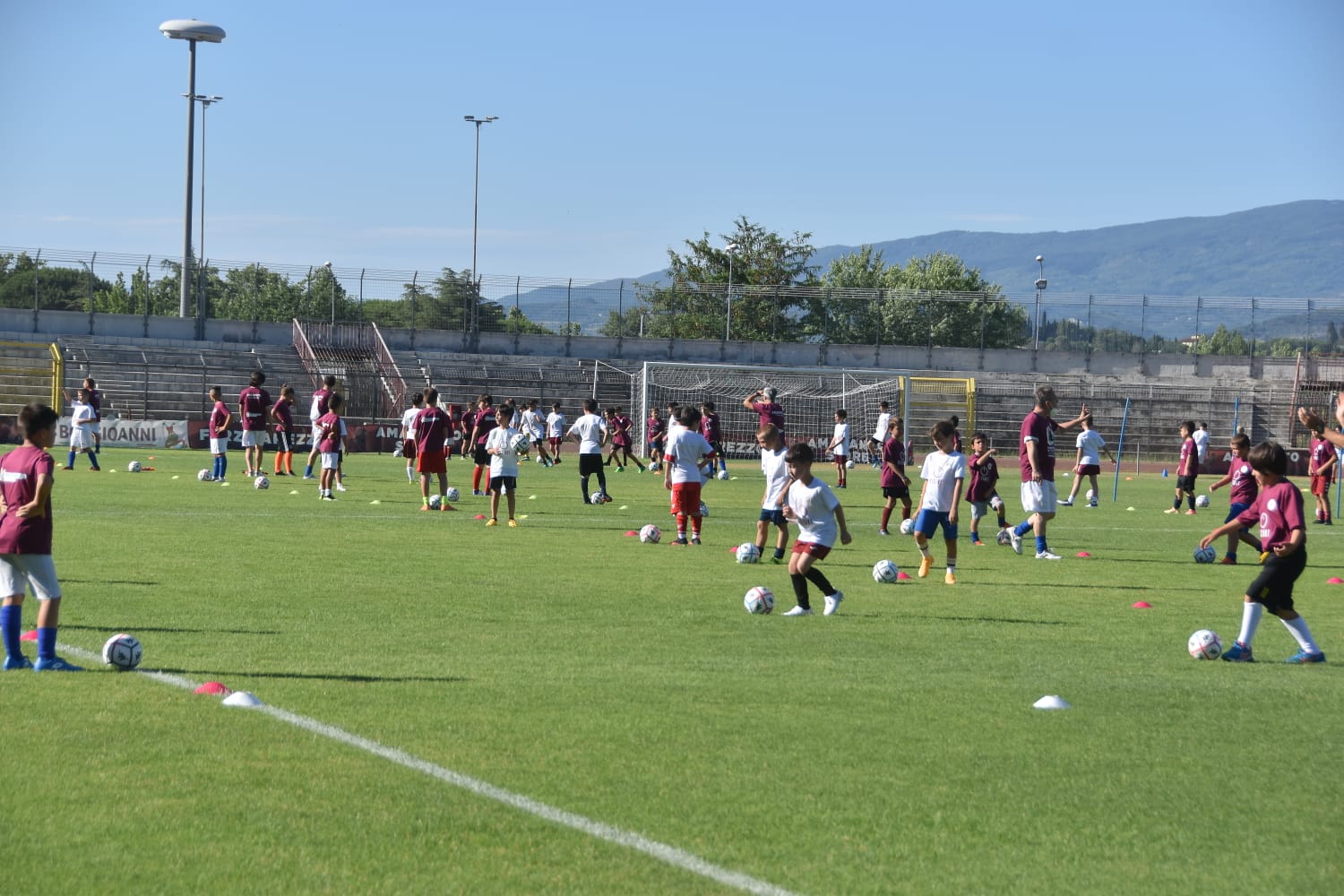 In 150 all open day Arezzo calcio. Indicatore e Castiglionese