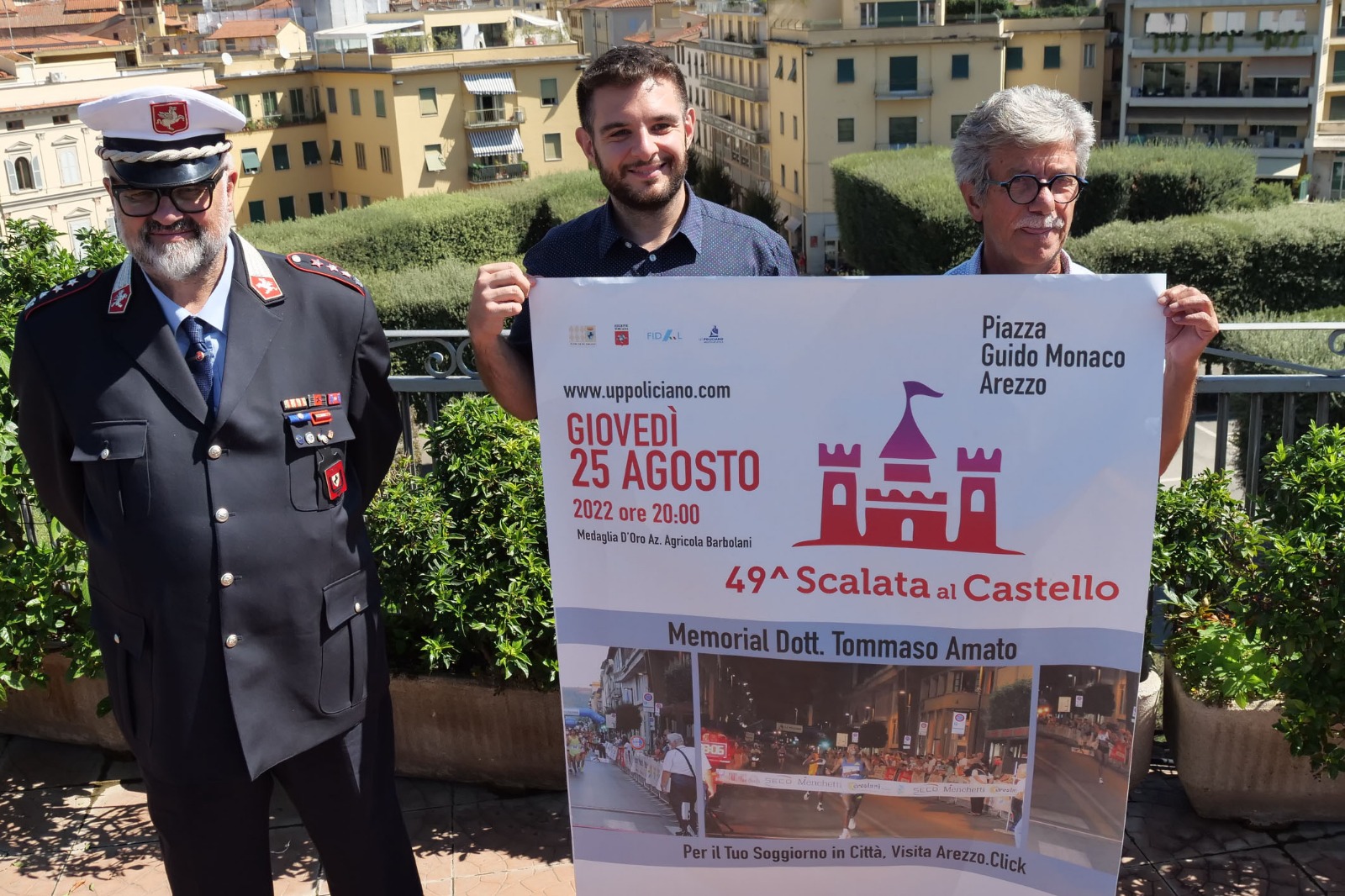 Scalata al Castello il grande podismo in centro ad Arezzo Ar24Tv