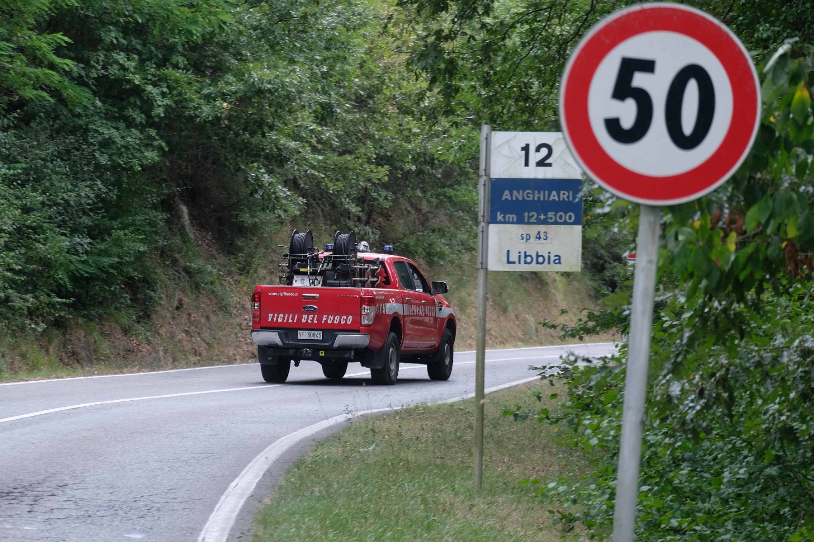 Auto nella boscaglia lungo la Libbia uomo deceduto a 73 anni