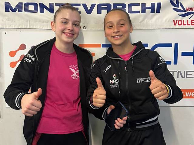 Ginnastica Petrarca - Vittoria Bianchini e Giulia Borgogni, Montevarchi (1).jpg