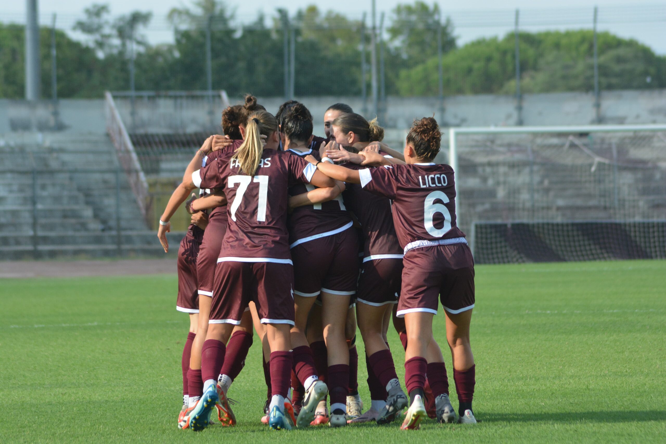 Calcio femminile, impresa delle amaranto sul campo della capolista Ternana