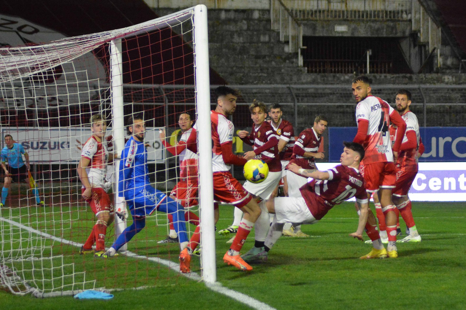 Pattarello fa sognare i tifosi amaranto: gol, grandi giocate e tre punti col Rimini – Foto