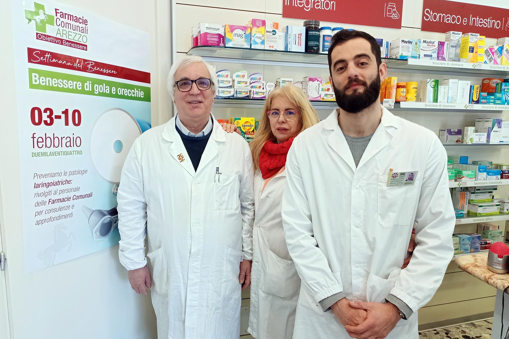 Benessere di gola e orecchie: una campagna informativa nelle Farmacie Comunali