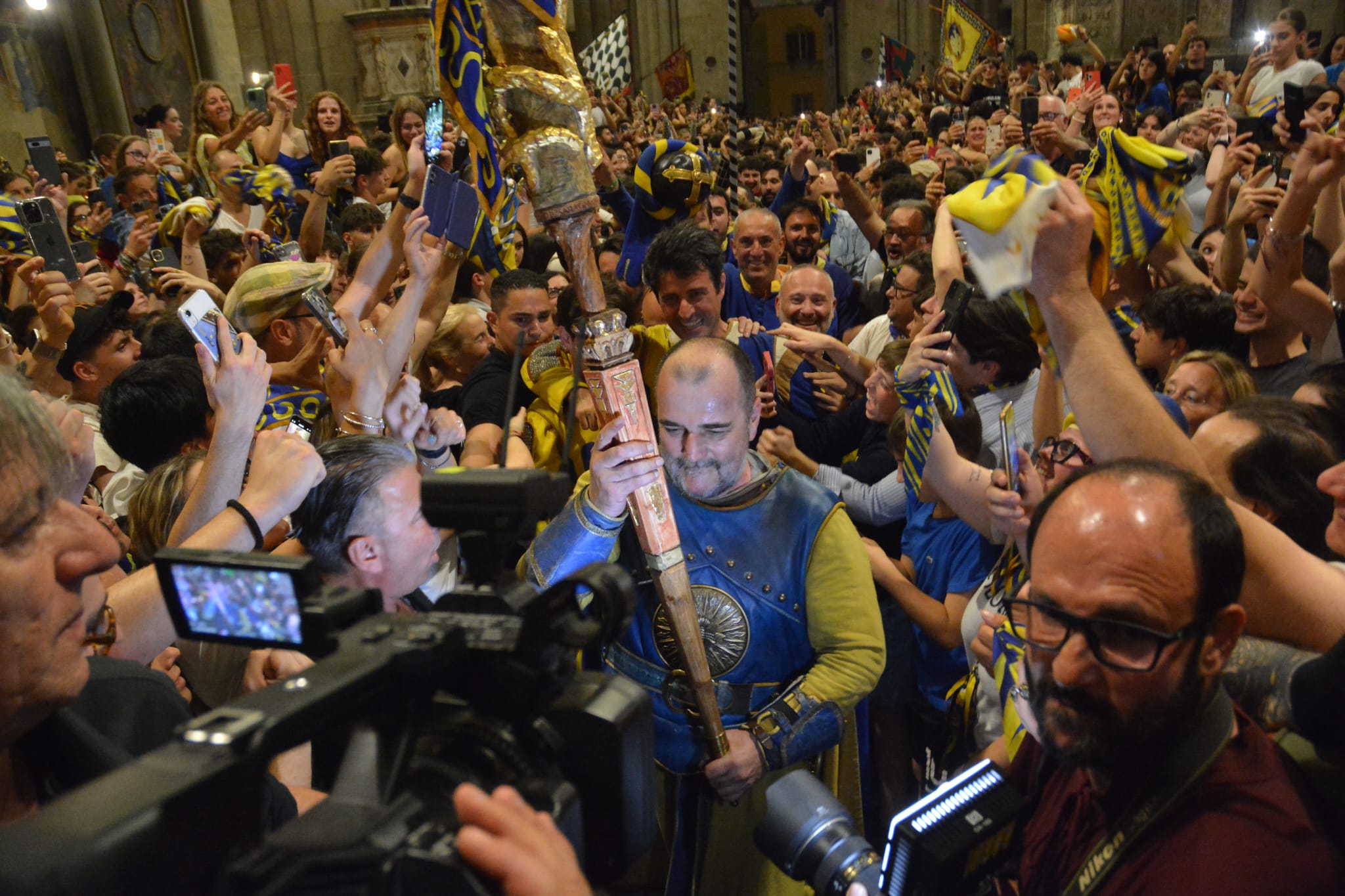 Santo Spirito, il capitano Geppetti: “Contento per il popolo giallo blu” Ar24Tv