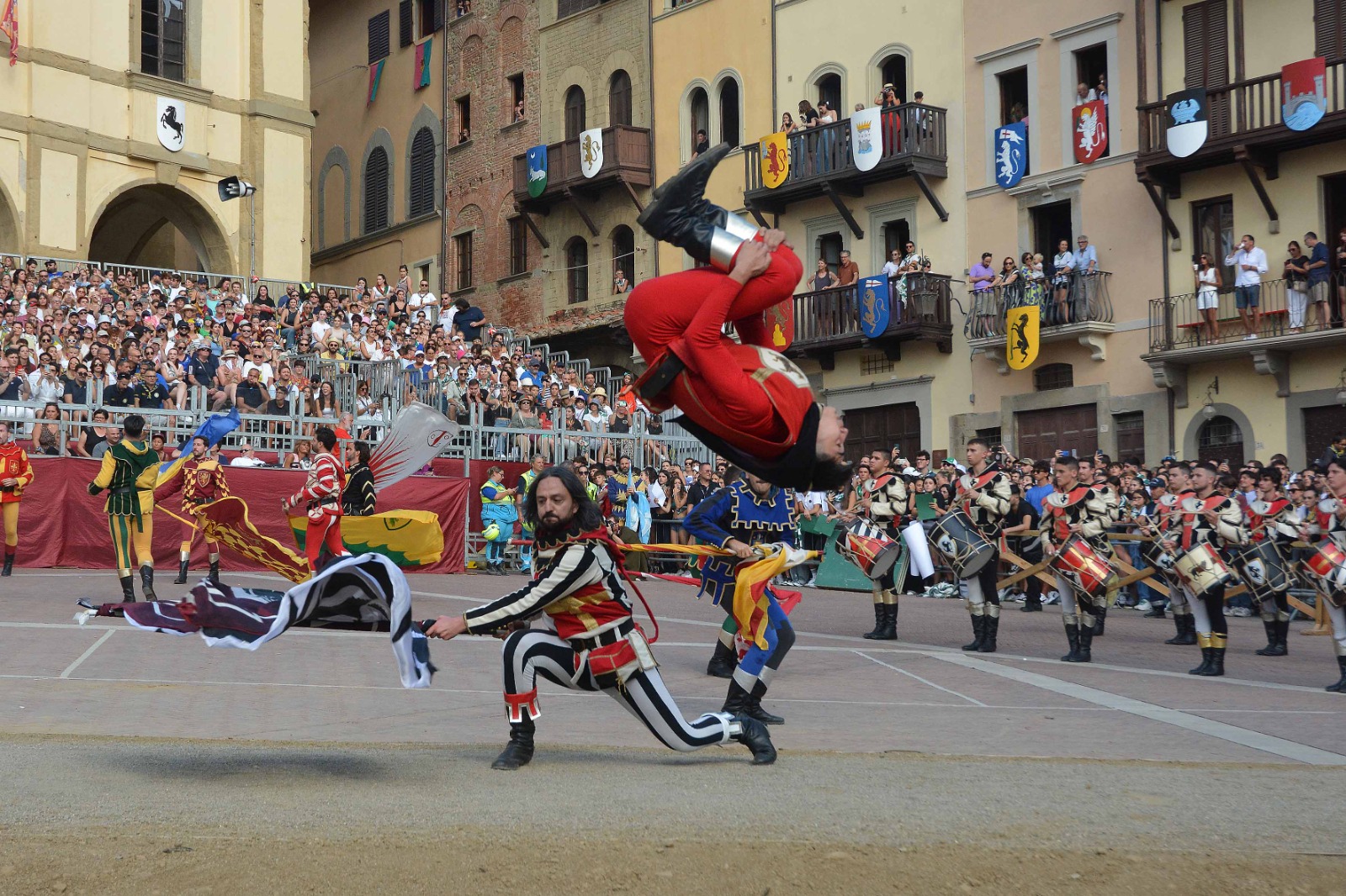 Giostra del Saracino, lo spettacolo della Piazza – Foto