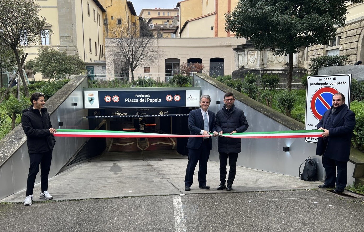 Funzionale, sicuro, tecnologico: il restyling del parcheggio di Piazza del Popolo