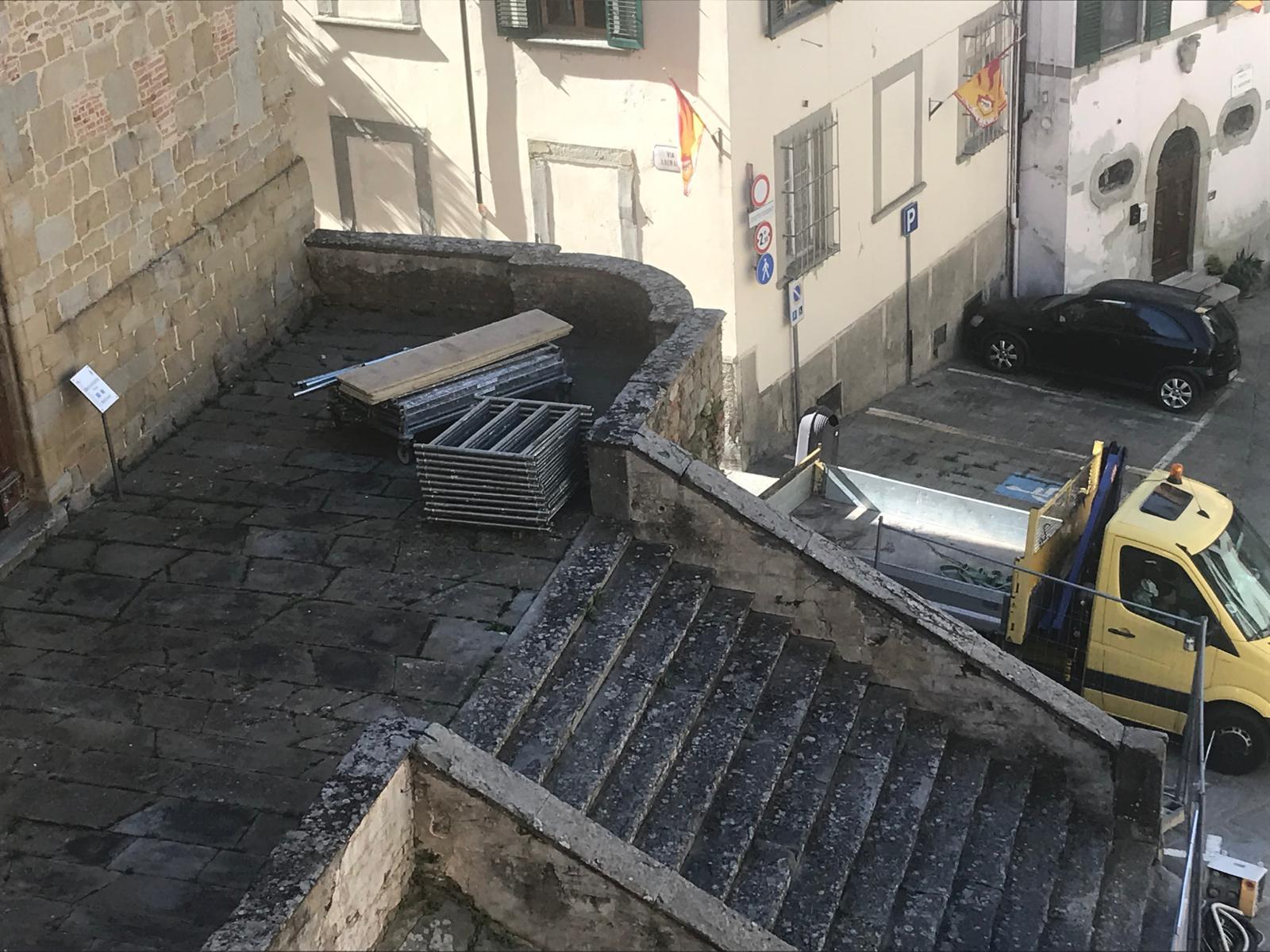 Chiesa di Sant’Agostino, in allestimento il cantiere