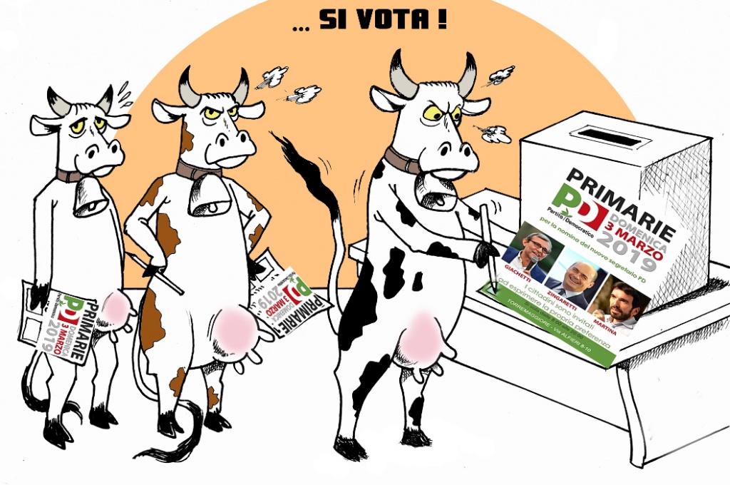 PD: vota la mucca e anche il pino