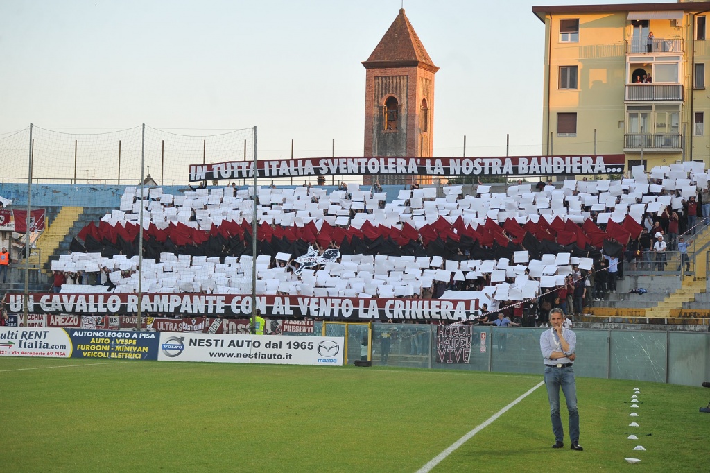 Pisa Arezzo, l’ultima gara della stagione amaranto per immagini