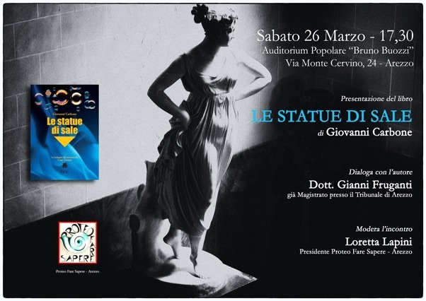 “Le statue di sale”, Gianni Fruganti presenta le indagini del commissario Luigi Capuana