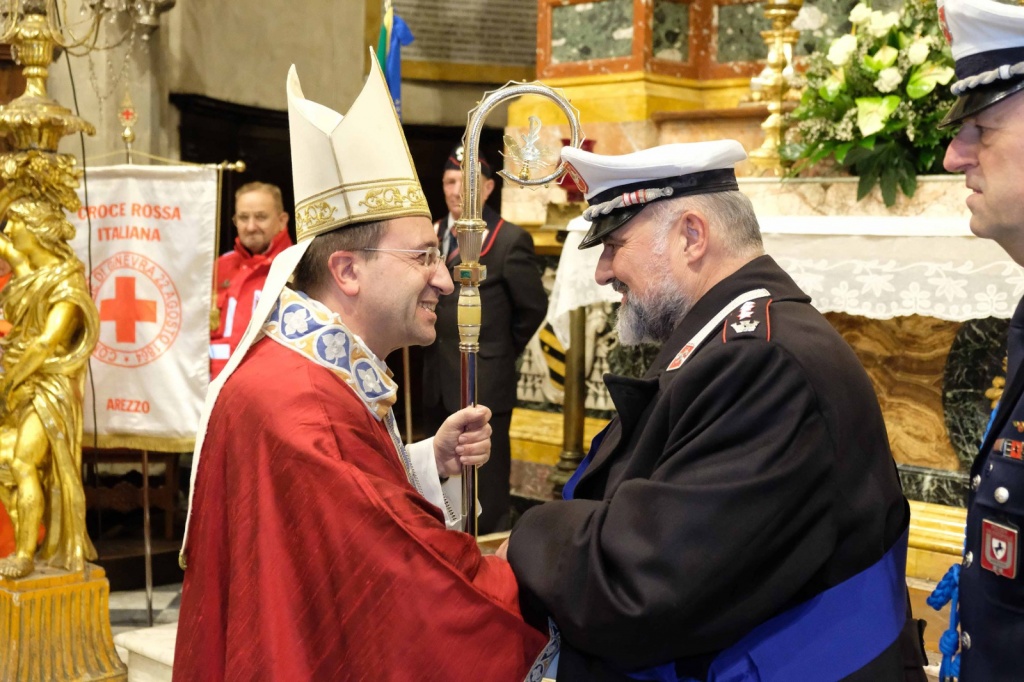 San Sebastiano, la Polizia Municipale celebrata in Duomo dal vescovo Migliavacca – Foto