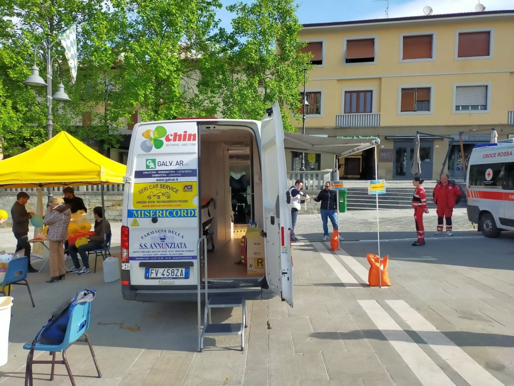 Arezzo, screening sanitari gratuiti in piazza