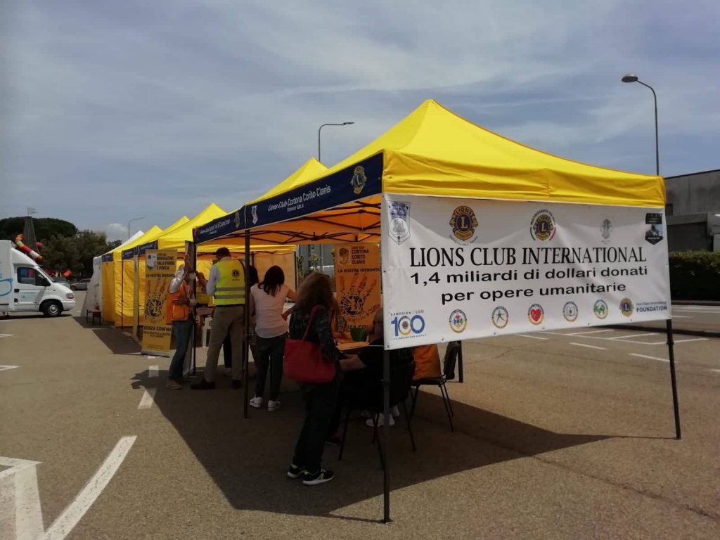 Lions in piazza, giornata di prevenzione al Valdichiana Village