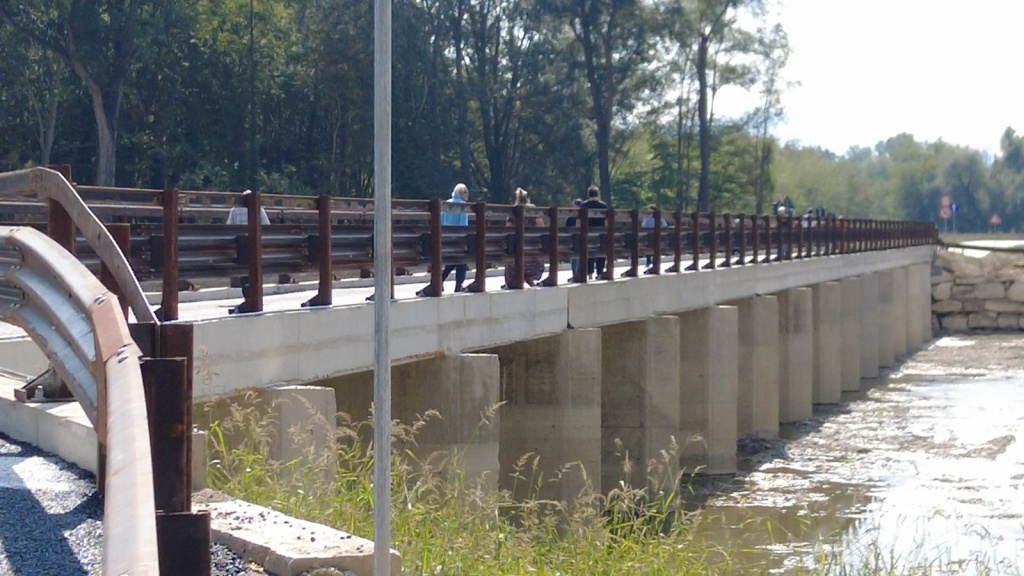 Il nuovo ponte sull’Arno, alternativo e provvisorio – Foto