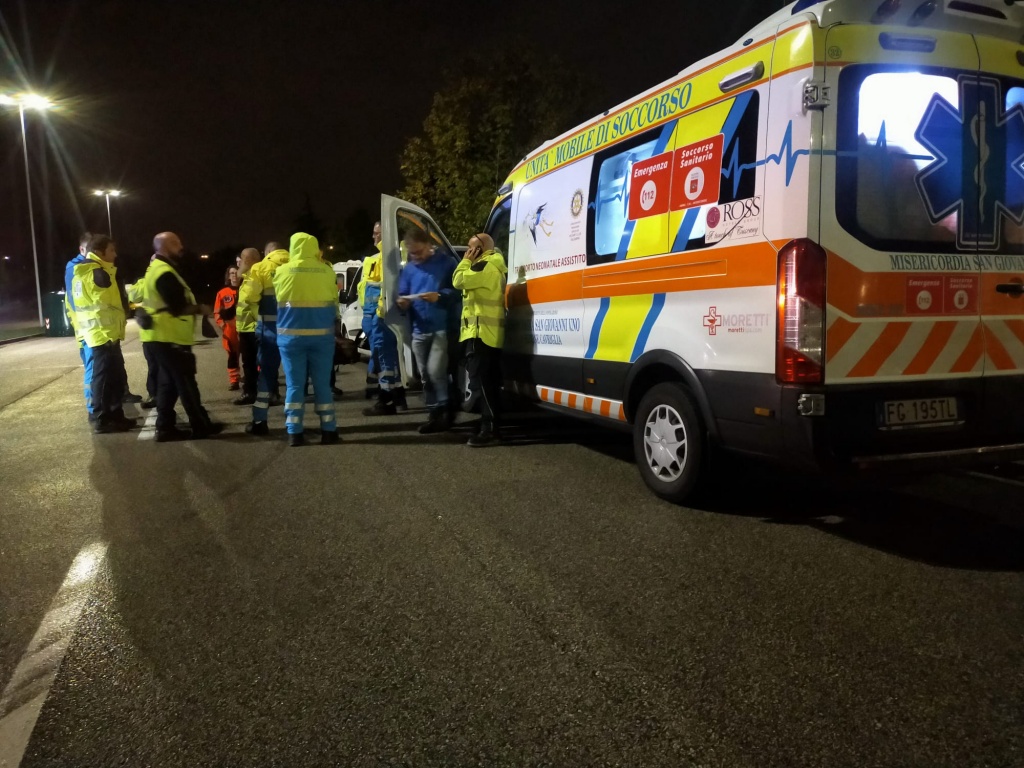 Alluvione, la missione della Misericordia aretina – Foto