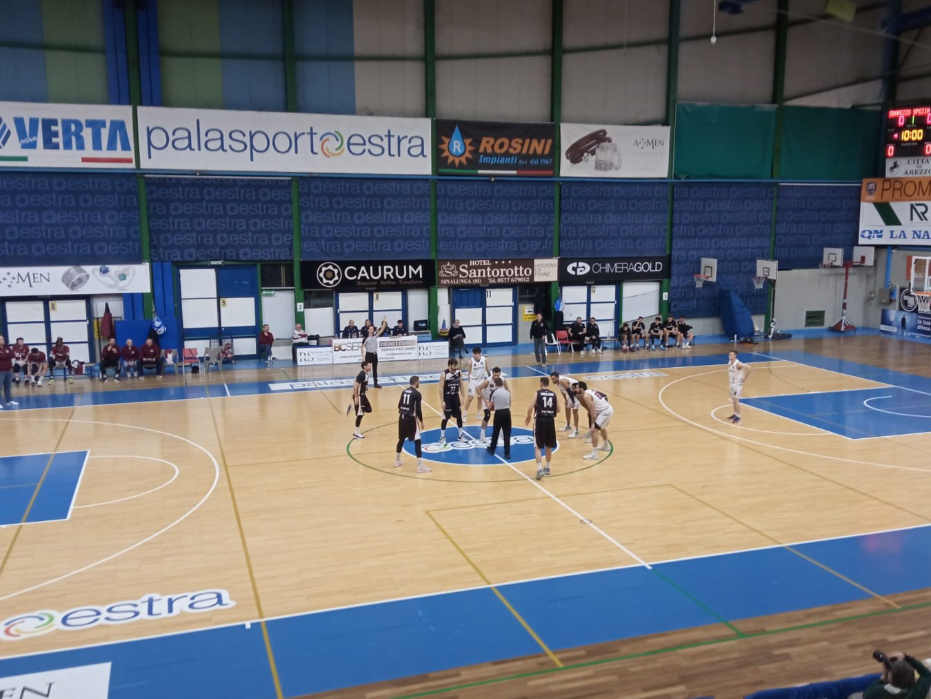 Basket, Arezzo supera Spezia: due punti molto importanti